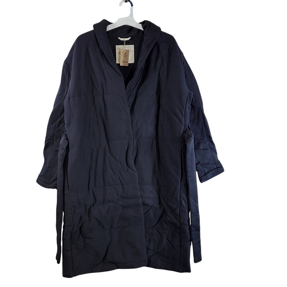 Amazon Women's Full Length Winter Coat, Single Snap, Black, Size L, NWT